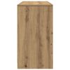 vidaXL Skrivebord artisan eik 120x42x76 cm konstruert tre