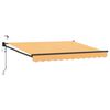 vidaXL Elektrisk Utrekkbar Markise sand 100% polyester og aluminium