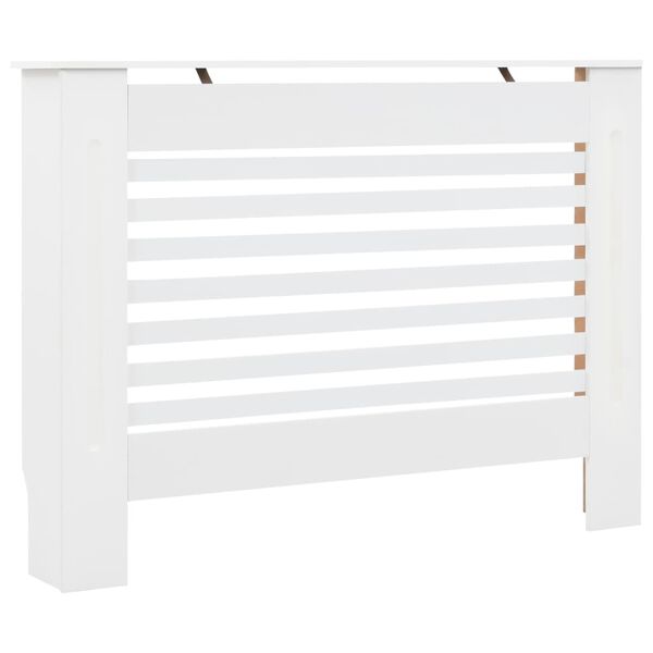 vidaXL Radiatordeksler 2 stk hvit 112x19x81,5 cm MDF
