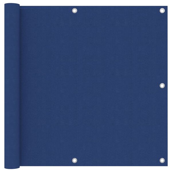 vidaXL Balkongskjerm blå 90x300 cm oxfordstoff