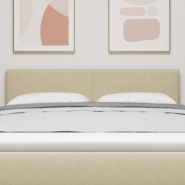 vidaXL LED Hodegavl med LED -stripelys Grågrønn 160 cm stoff