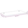 vidaXL Skrivebordsplate 100x50x1,5 cm bambus