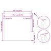 vidaXL Rullegardin lystette 145x175 cm stoff bredde 141,6 cm polyester