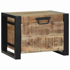 vidaXL Oppbevaringskister Brun 40 x 30 x 30 cm Massivt mangotre