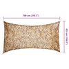 vidaXL Kamuflasjenett med oppbevaringspose 708x423 cm sand