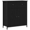 vidaXL Serviesskap Svart Eik 70 x 30 x 80 cm Konstruert tre
