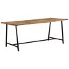 vidaXL Spisebord 180x90x75 cm heltre mango