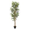 vidaXL Kunstig bambustre 1104 blader 180 cm gr&oslash;nn