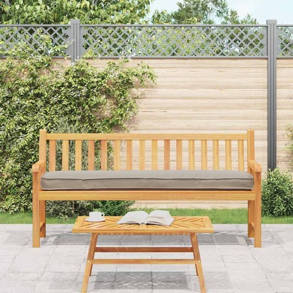 vidaXL Pallet Pute Sett 2 pcs Gr&aring;brun 200 x 40 x 8 cm Oxford-stoff