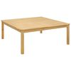 vidaXL Kaffebord Lett akasie 110 x 110 x 45 cm Solid akasietre