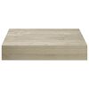 vidaXL Flytende vegghyller 2 stk eik 23x23,5x3,8 cm MDF