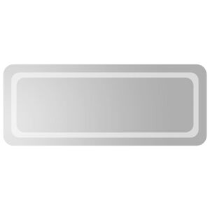 vidaXL Baderomsspeil med LED 40x100 cm