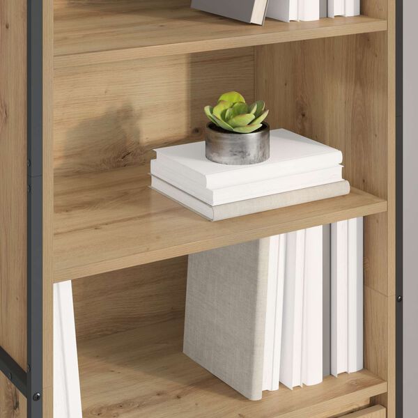 vidaXL H&oslash;ye Skap 2 pcs Kunstnerisk Eik 60 x 36 x 200 cm Konstruert tre