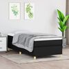 vidaXL Boxspring-sengeramme svart 90x190 cm Single stoff