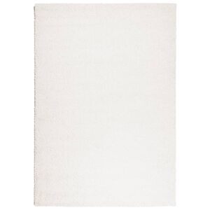 vidaXL Tykt teppe PAMPLONA h&oslash;y luv moderne kremhvit 160x230 cm