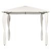 vidaXL Paviljong med stolpetrekk 3x3x2,6 m krem 160 g/m²