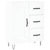 vidaXL Skjenk hvit 69,5x34x90 cm konstruert tre