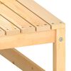 vidaXL Hagesofagruppe med puter 3 deler heltre furu