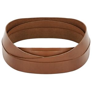 vidaXL L&aelig;rreim Brun 200 x 3 cm L&aelig;r