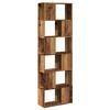 vidaXL Bokhylle/romdeler gammelt tre 60x24x186 cm