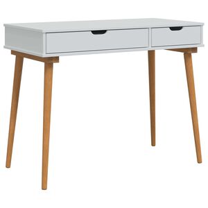 vidaxl Sminkebord FAUSKE Hvit 100 x 50 x 78 cm