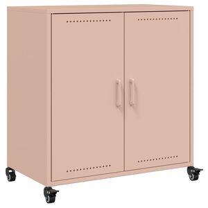 vidaXL Skjenk olivengr&oslash;nn 68x39x72 cm st&aring;l