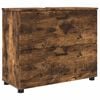 vidaXL Baderomsskap R&oslash;kt eik 76,5 x 35 x 64 cm Konstruert tre, Metall