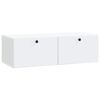 vidaXL Vegghengt TV skap 98 x 41 x 30 cm Hvit Konstruert tre
