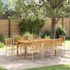 vidaXL Hage Spisegruppe 9 pcs Beige Poly rattan