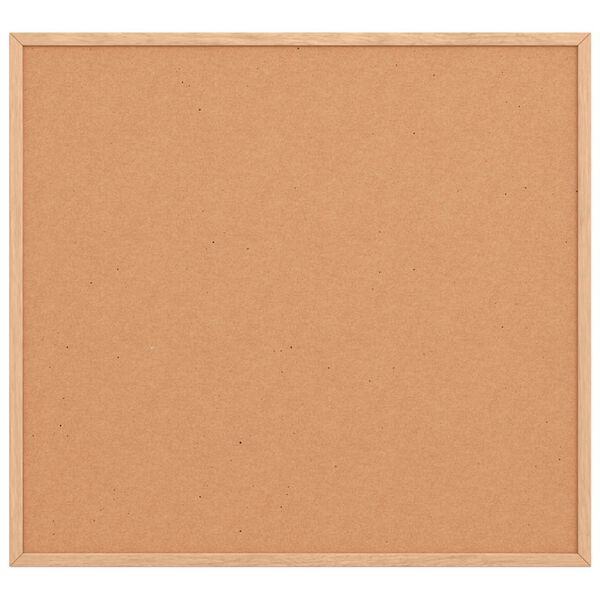 vidaXL Korktavle med ramme i heltre furu 60x55 cm