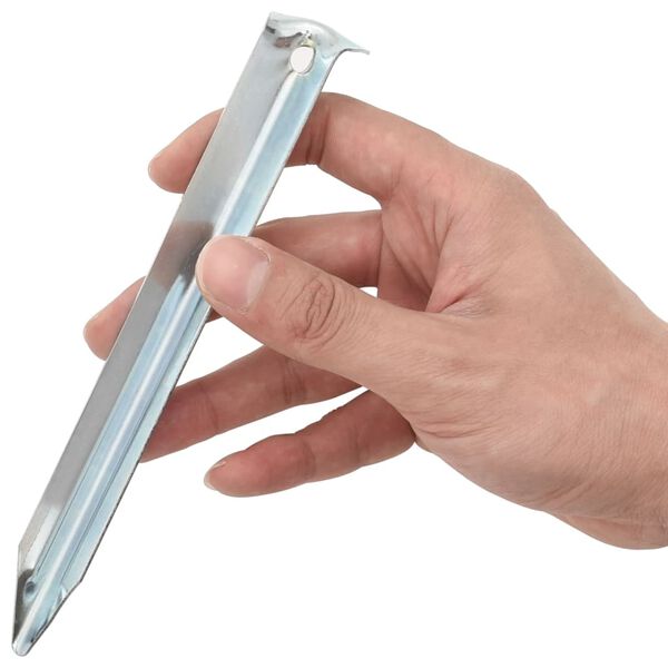 vidaXL Teltplugger 24 stk 17 cm Ø20 mm galvanisert stål