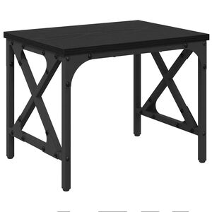 vidaXL Skiverstativ Svart eik 40 x 30 x 31 cm Konstruert tre