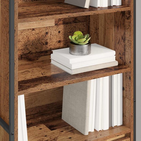 vidaXL H&oslash;ye Skap 2 pcs Gamle tre 60 x 36 x 300 cm Konstruert tre