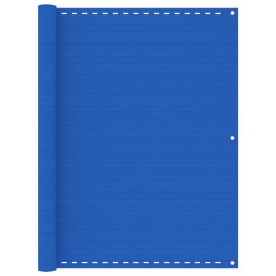 vidaXL Balkongskjerm blå 120x600 cm HDPE