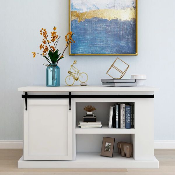 vidaXL Mini skyved&oslash;rsett karbonst&aring;l 152 cm