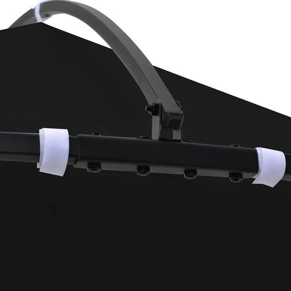 vidaXL Paviljong 300x290 cm antrasitt rund