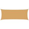 vidaXL Solseil 160 g/m&sup2; rektangul&aelig;r sand 2x5 m HDPE