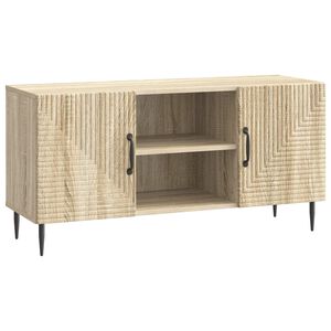 vidaXL TV-skap Sonoma eik 102 x 34,5 x 50 cm Konstruert tre