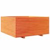 vidaXL Plantekasse voksbrun 100x100x49,5 cm heltre furu
