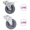 vidaXL Svinghjul med bolthull 32 stk 75 mm
