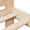 vidaXL Sengeramme uten madrass 160x200 cm heltre furu