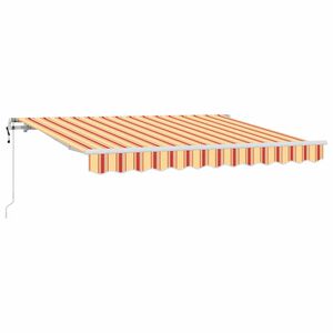 vidaXL Innvendbar Markise Gul 350 x 200 cm stoff