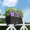 LECHUZA Plantekasse BALCONERA Cottage 50 ALL-IN-ONE granitt