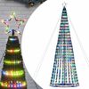 vidaXL LED Juletre 1028 LED Fargerike 403 cm