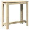 vidaXL Barbord sonoma eik 102x50x103,5 cm konstruert tre