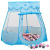 vidaXL Leketelt med 250 baller bl&aring; 102x102x82 cm