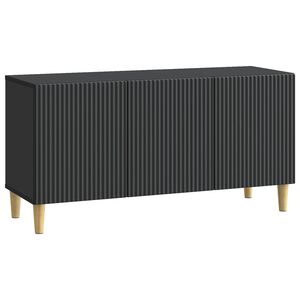 vidaXL TV-skap 99 x 34,5 x 50 cm Svart Konstruert tre