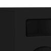 vidaXL TV-skap Svart 80 x 35 x 40 cm Konstruert tre