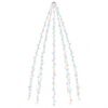 vidaXL Nettlys for juletre med 400 LED flerfarget 400 cm