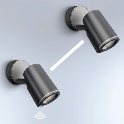 Steinel Utendørs sensorspotlys Spot One Sensor Connect svart